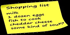 Shopping list