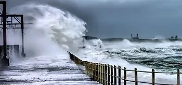 High waves