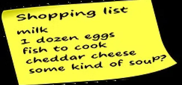 Shopping list